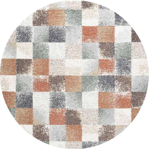 Mehari Thick Soft Rug Block Multicolour 