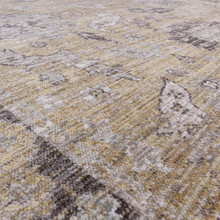 On Sale Jasper JA06 Gold Silky Traditional Fringe Rug 160x240cm