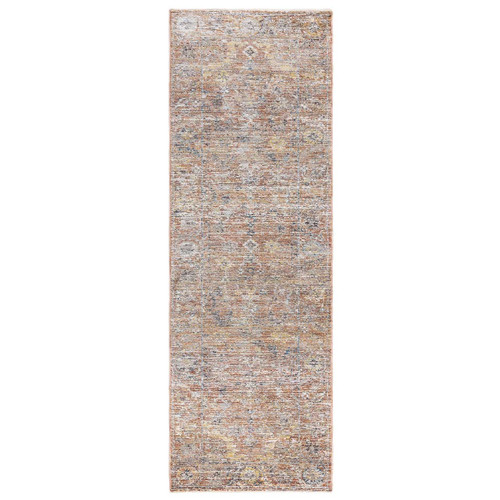 Jasper JA05 Red Silky Traditional Fringe Rug Runner
