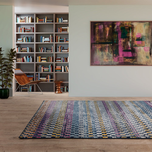 Muse Check Bright MU30 Modern Multi Rug
