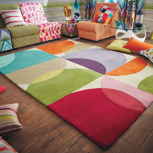 On Sale Scion Wool Rug Kaleido Pop 26000 Multicolour 120x180cm