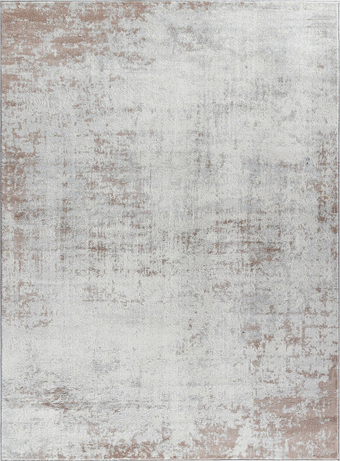 grey abstract rug portrait