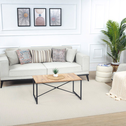 ivory off-white scandi rug in a room with matching decor