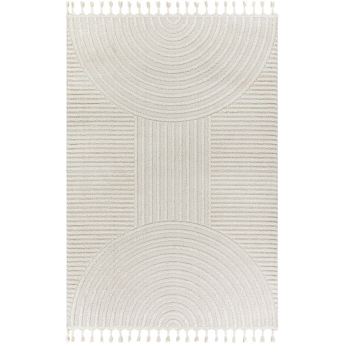 ivory berber geometric rug portrait