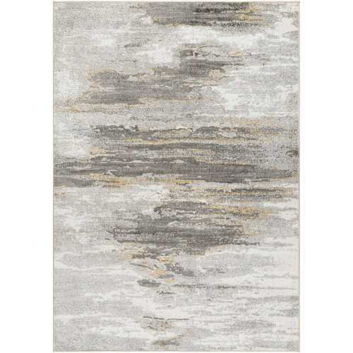grey abstract rug portrait