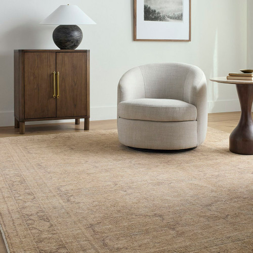 Fetscher Vintage Tan Rug by Galey Alix x Livabliss
