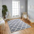 Grey Cream Portland Rug 10951
