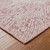 Hampton Burst Modern Pink Ivory Wool Rug