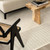 Brintons Noble Nizer Light Grey Geometric Wool Rug