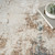 Glitz GLZ06 Taupe Multicolour Luxury Glossy Rug