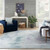 Luxury Silk Shadow SHA22 Blue Green Premium Rug Runner