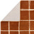 Albany Wool Rug Grid Rust White