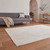 Flores 1925 Cream Washable Leaf Rug