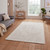 Flores 1925 Cream Washable Leaf Rug