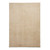 Kara Beige Shaggy Washable Plain Rug