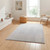 Snug Rug Light Grey Luxuriously Soft Plain Rug