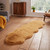 Super Teddy Mustard Soft Faux Sheepskin