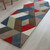 Funky Chevron Multicolour Rugs Runner