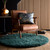 Origins Chicago Forest Green Thick Shaggy Rug Circle