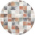 Mehari Thick Soft Rug Block Multicolour 
