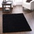 Origins Chicago Black Thick Shaggy Rug Runner