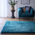 Origins Chicago Dark Teal Thick Shaggy Rug Runner