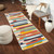 City Anais Coral Multi Scandi Abstract Rug
