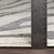 charcoal zebra pattern rug pile height on wood floor
