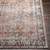 brown traditional rug closeup corner on wood floor