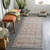 brown traditional rug in a room with matching decor