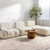 salmon traditional rug in a room with matching decor