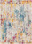 multicolour abstract rug portrait