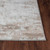 grey abstract rug closeup corner on wood floor
