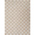 beige checker shaggy rug portrait