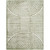 green geometric shaggy rug portrait