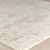 ivory brown scandi rug closeup corner on wood floor