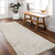 ivory brown scandi rug in a room with matching decor