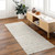 ivory brown scandi rug in a room with matching decor