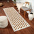 ivory black scandi rug in a room with matching decor