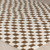 ivory brown scandi rug closeup corner on wood floor