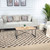 ivory brown scandi rug in a room with matching decor