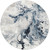 blue abstract rug portrait