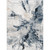 blue abstract rug portrait