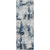 blue abstract rug portrait