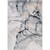 blue abstract rug portrait