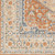 orange traditional rug closeup detail
