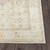 brown traditional rug closeup corner on wood floor