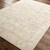 brown traditional rug closeup corner on wood floor