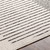 mono geometric rug closeup detail