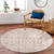 grey geometric rug in a room with matching decor